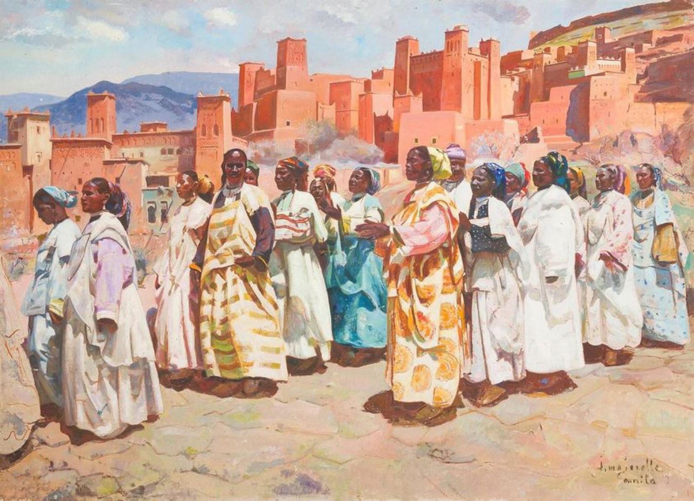 Jacques Majorelle Huile sur toile